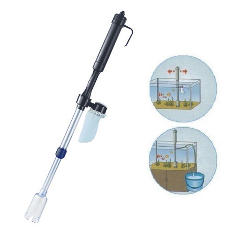 Marine Aquarium Vacuum - 수족관 배터리 사이폰 작동 어항 진공