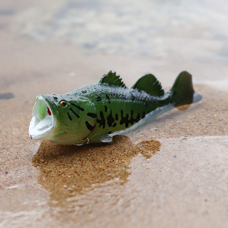 Marine Aquarium Design - 실제같은 물고기 피규어 연어 라그마우스 배스
