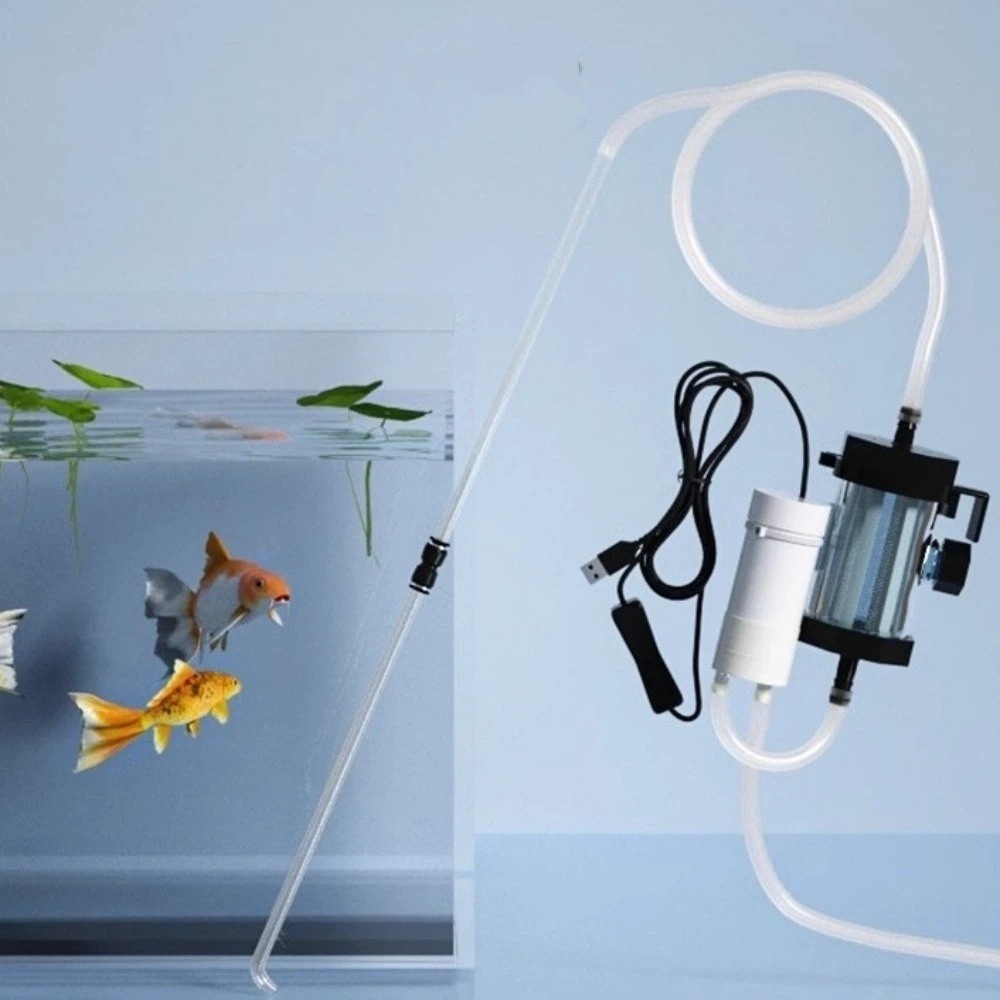 Marine Aquarium Vacuum - USB 전원 수족관 물 교환기 280GPH