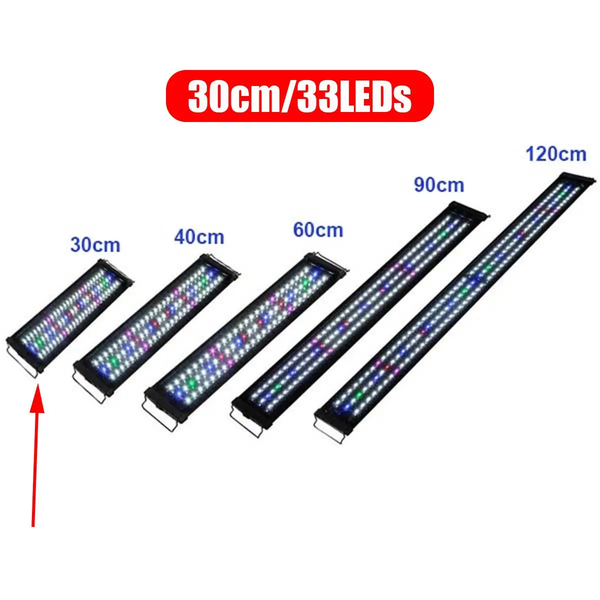 LED 수족관 조명, 멀티 컬러 풀 스펙트럼, 30-4 - Aquarium Marine Color 리뷰 및 가격