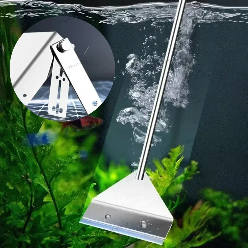 수조 청소 도구 평면 모래 조류 제거 이중 용도 유리  - Marine Aquarium Glass Cleaner 리뷰 및 가격