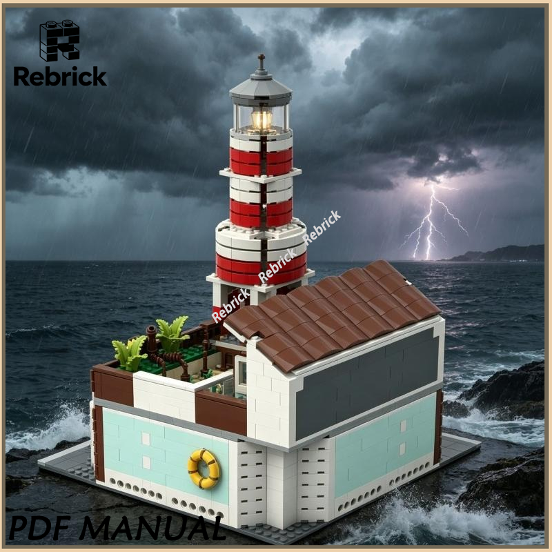현실적인 도시 수족관 MOC 빌딩 블록 도시 해양 전시 - Marine Aquarium Exhibition 리뷰 및 가격