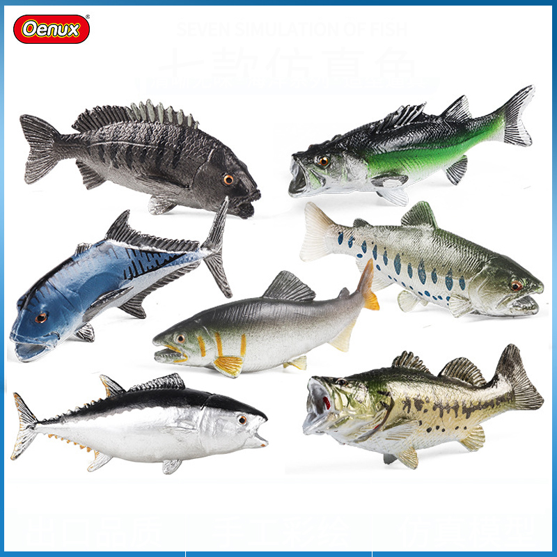 실제같은 물고기 피규어 연어 라그마우스 배스 참치 모형 - Marine Aquarium Design 리뷰 및 가격