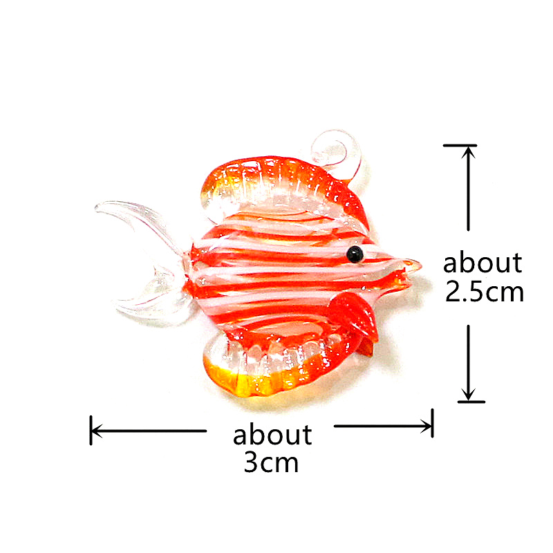 손으로 만든 열대어 미니어처 유리 펜던트 수족관 장식  - Marine Aquarium & Regional Centre 리뷰 및 가격